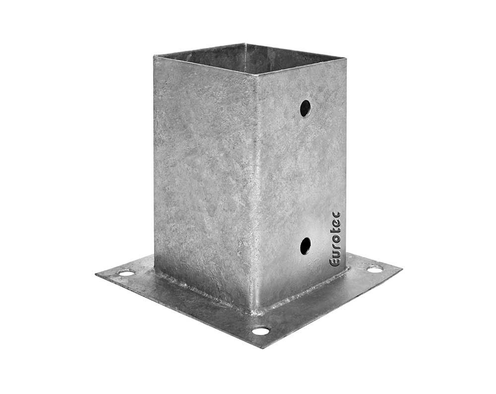 Douille de vissage pour poteaux carrés